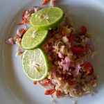 TUNA SAMBEL MATAH (tuna with garlic, chilli, ginger, lime, sugar A